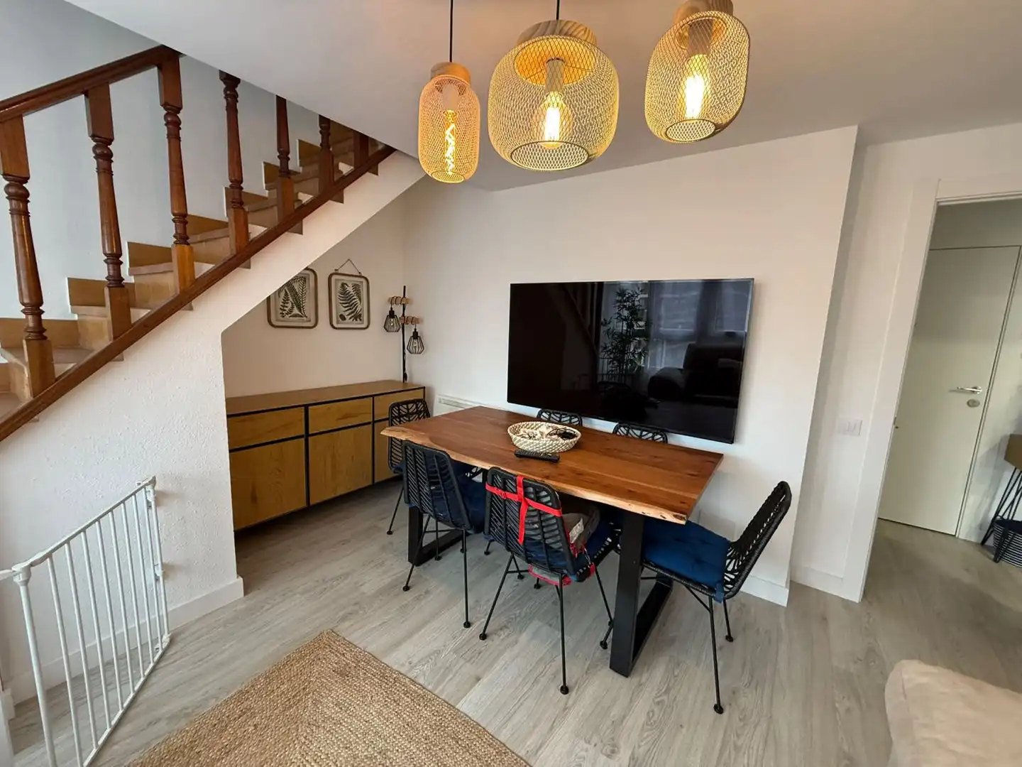 Dining room of Duplexes for sale in Noja  with Heating, Parquet flooring and Terrace