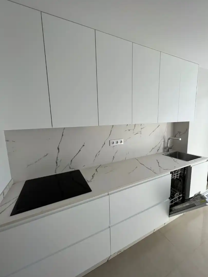 Kitchen of Flat for sale in Poio  with Heating, Parquet flooring and Oven