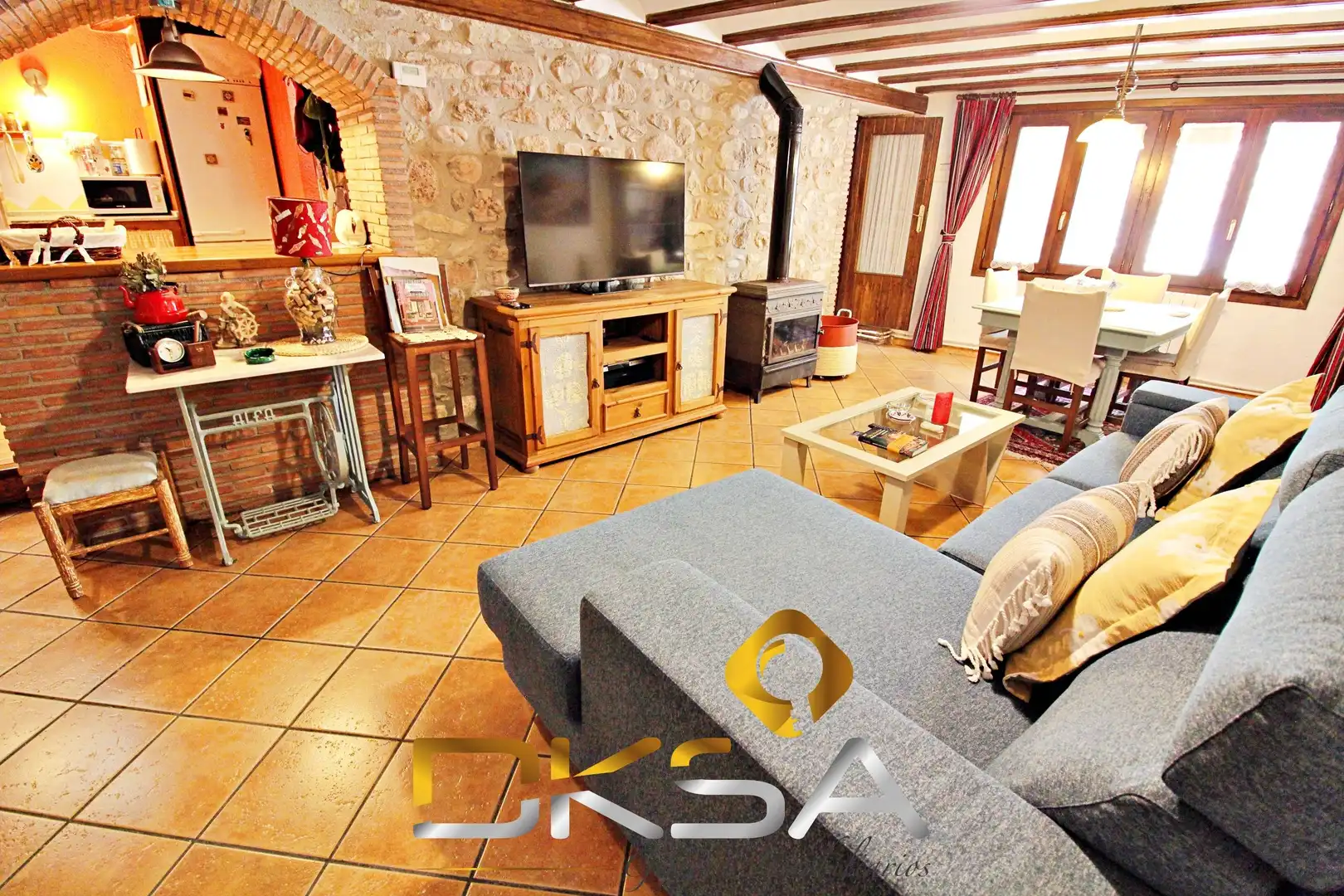 Sala de estar de Casa o chalet en venta en Morella con Calefacción, Terraza y Trastero