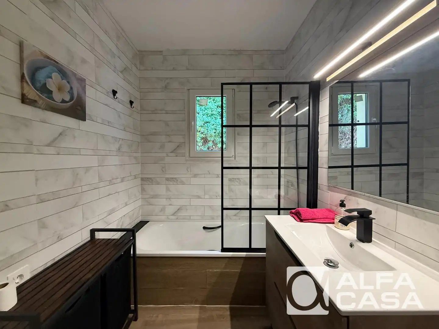 Baño de Casa o chalet en venta en Vidreres con Terraza, Amueblado y Horno