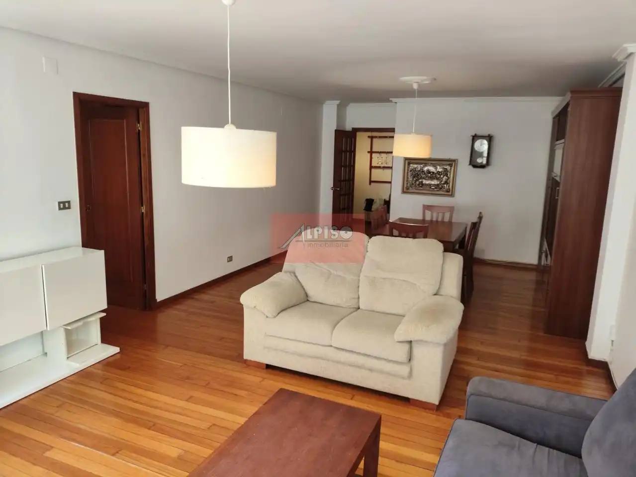 Sala d'estar de Pis de lloguer en Ourense Capital  amb Calefacció, Parquet i Traster