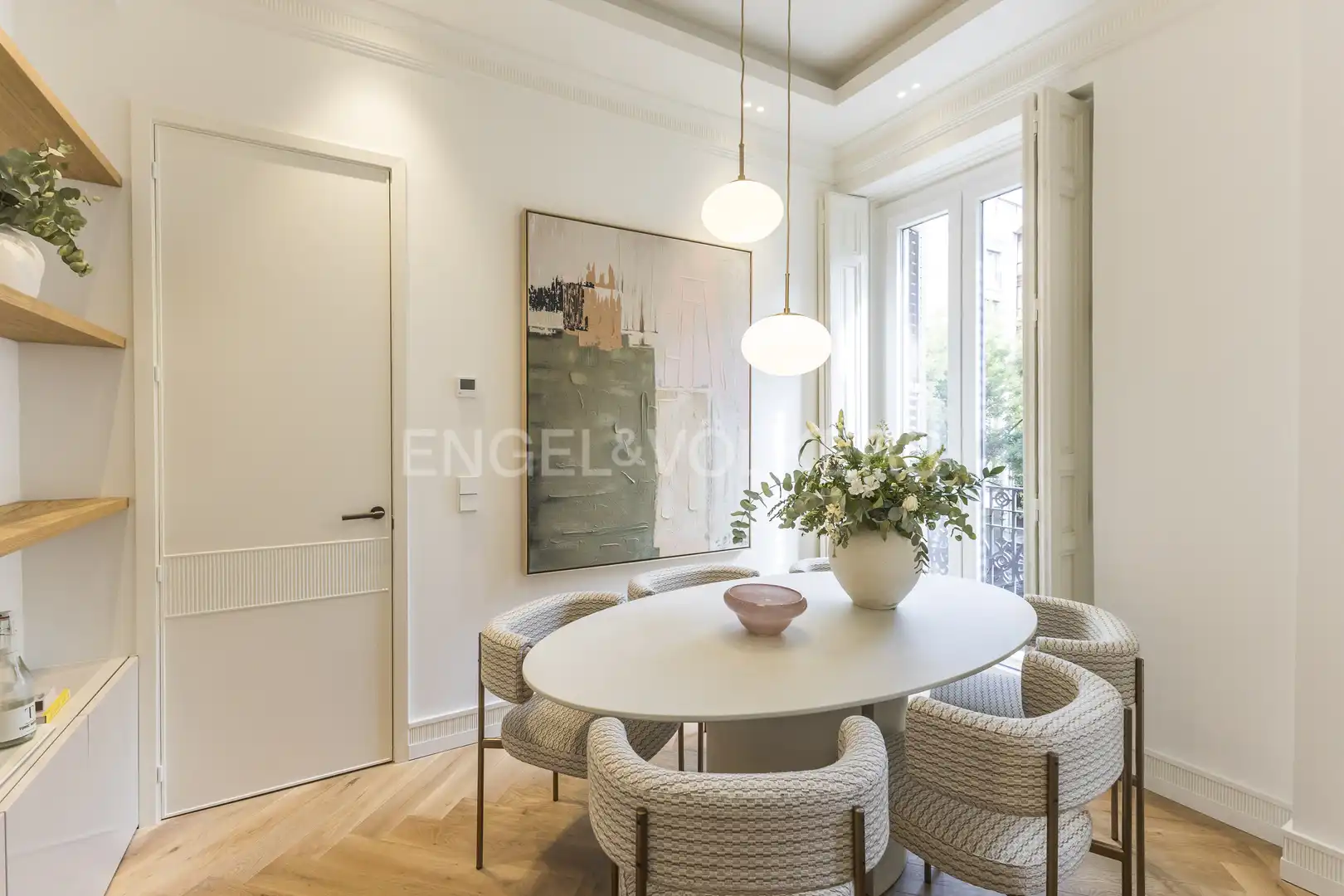 Esszimmer von Wohnung zur Miete in Barrio de Salamanca