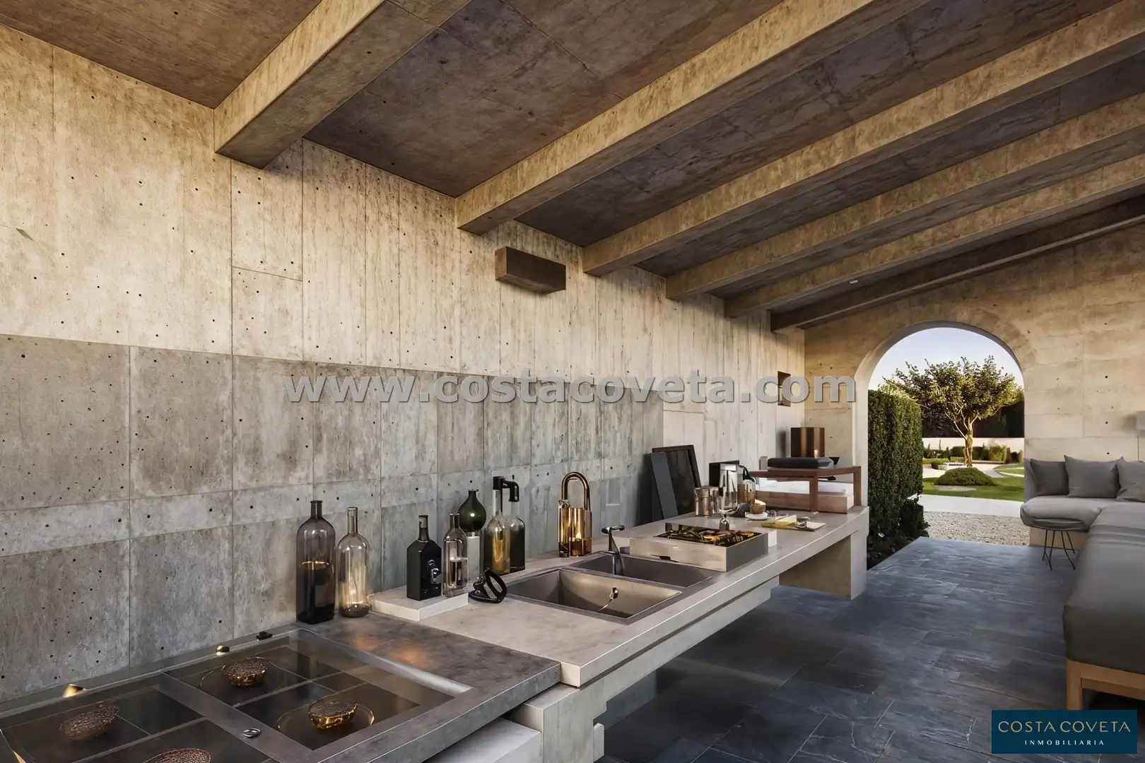 Terrasse von Haus oder Chalet zum Verkauf in El Campello mit Klimaanlage, Privatgarten und Terrasse