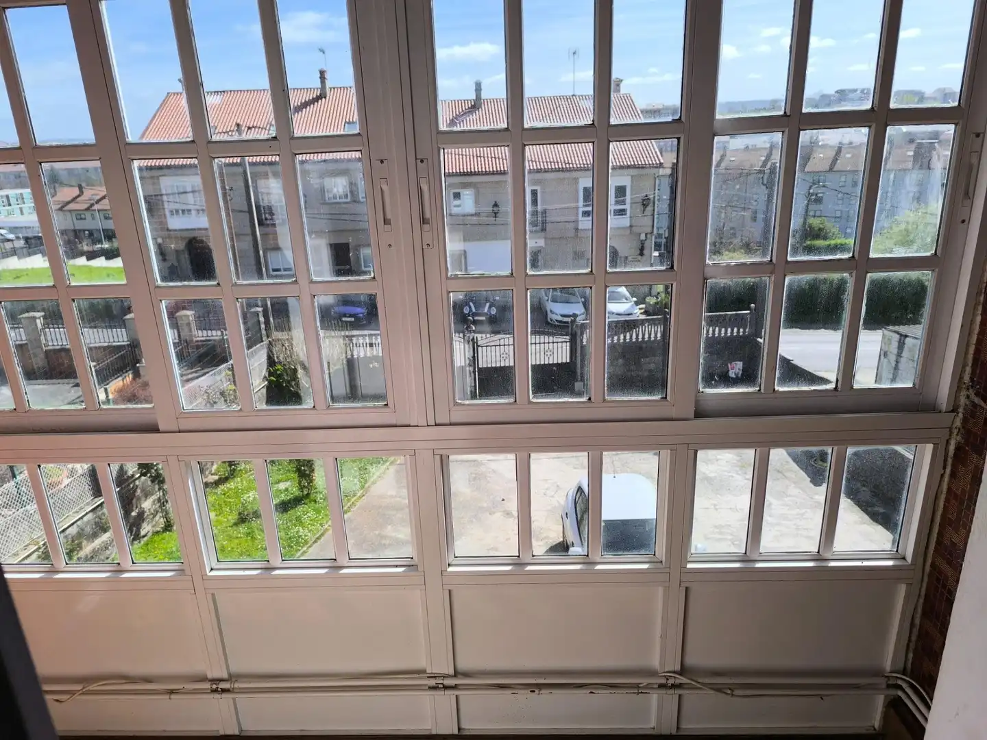Vista exterior de Piso en venta en Santiago de Compostela  con Calefacción, Jardín privado y Trastero