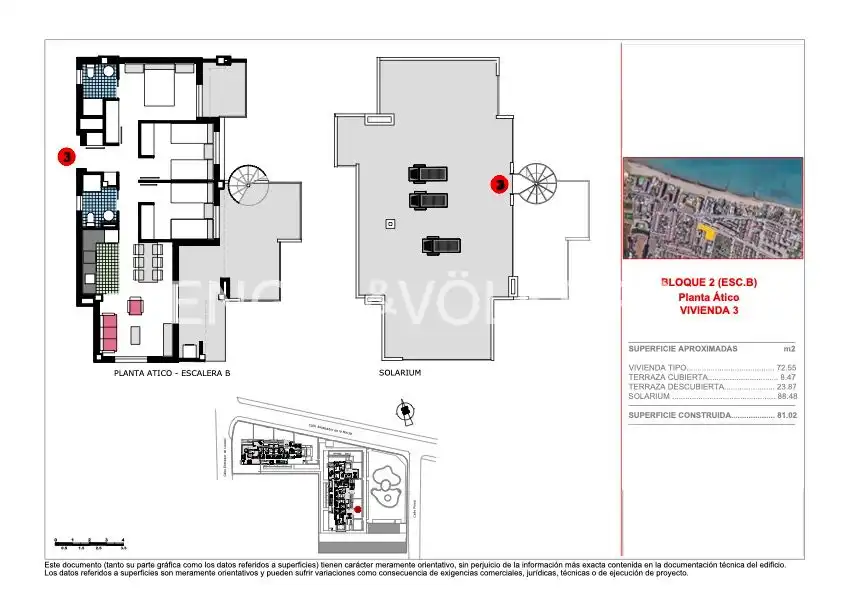 Attic for sale in Dénia  with Air Conditioner, Heating and Terrace