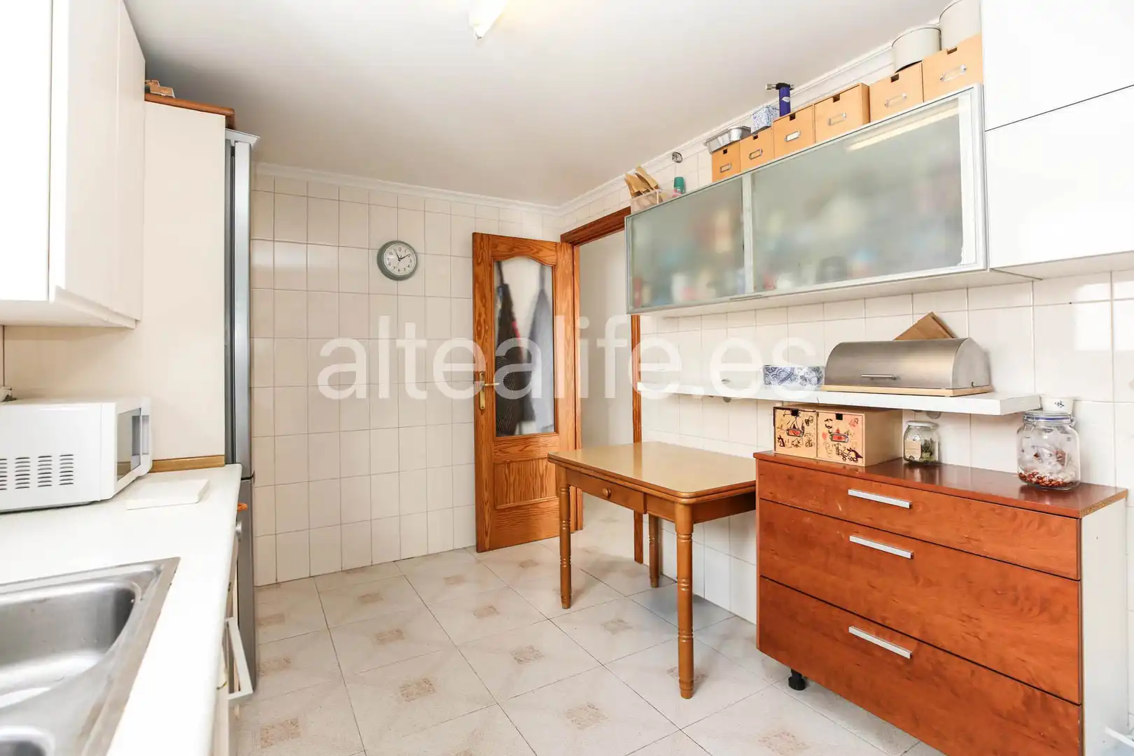 Cocina de Apartamento en venta en Polop con Aire acondicionado y Balcón