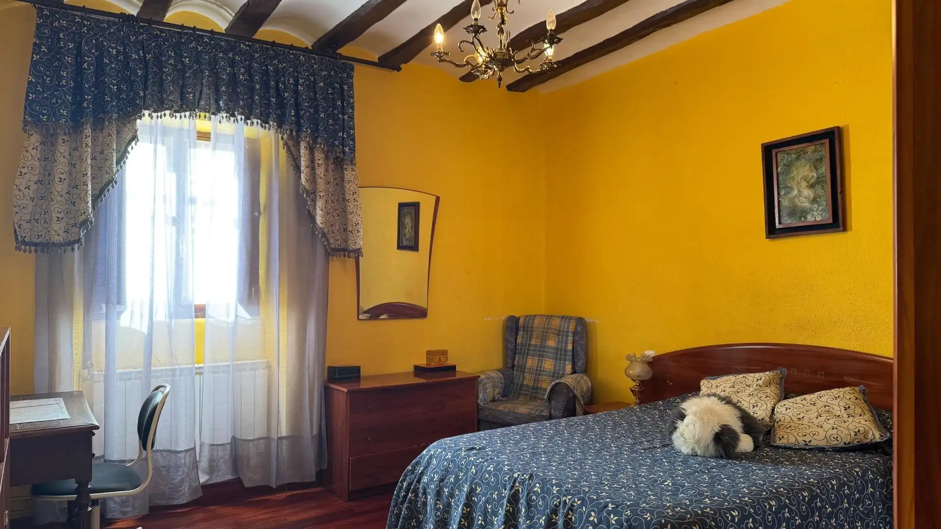 Habitación de Finca rústica en venta en Baños de Rioja con Calefacción, Jardín privado y Terraza