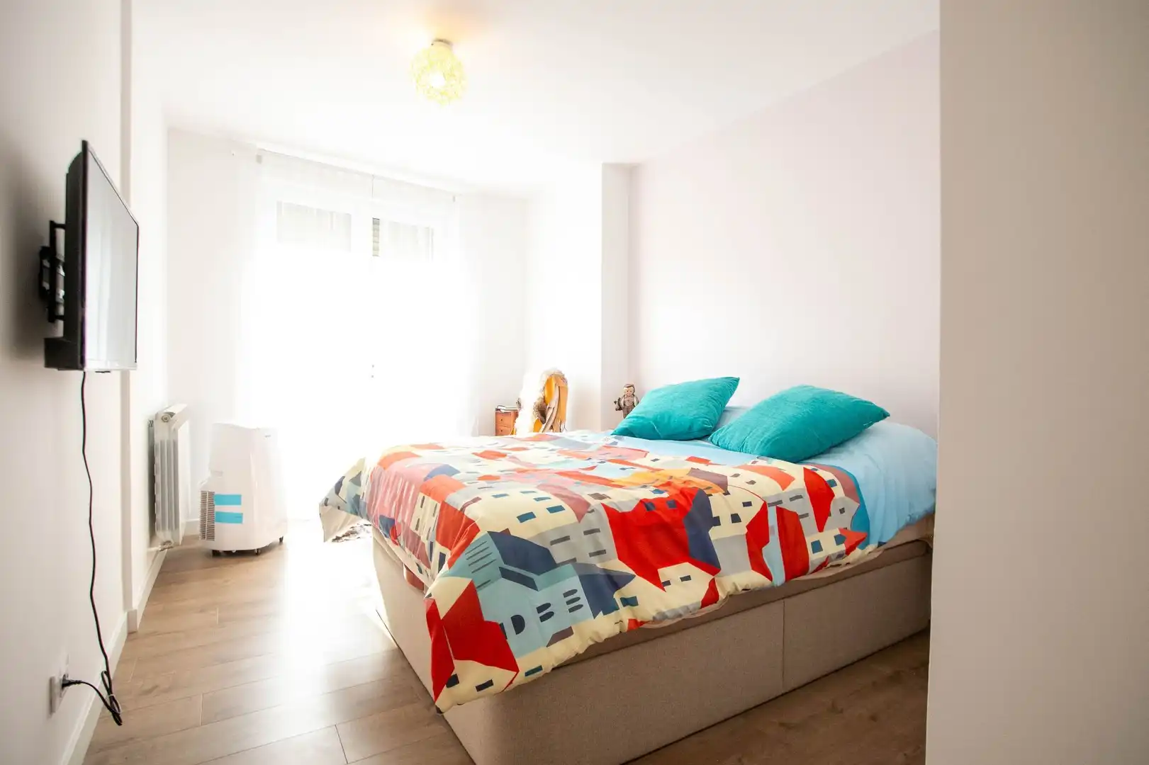 Schlafzimmer von Wohnung zum Verkauf in Estella / Lizarra mit Heizung, Terrasse und Möbliert