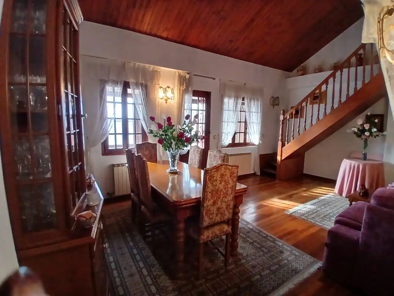 Esszimmer von Maisonette zum Verkauf in Santander mit Heizung, Parkett und Terrasse