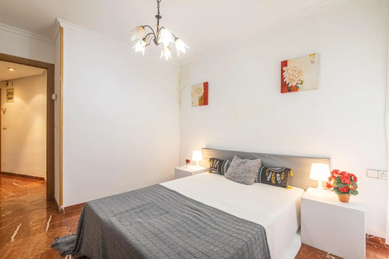 Schlafzimmer von Wohnung zum Verkauf in Elche / Elx mit Klimaanlage, Heizung und Balkon