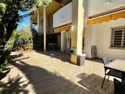 Garden of Flat to rent in Mairena del Aljarafe  with Air Conditioner