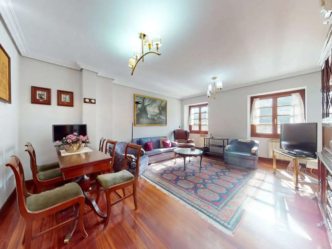 Living room of Flat for sale in Legazpi  with Heating and Furnished