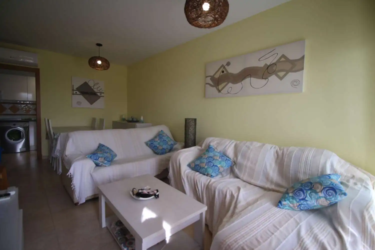 Sala d'estar de Apartament de lloguer en Vera amb Aire condicionat, Calefacció i Terrassa
