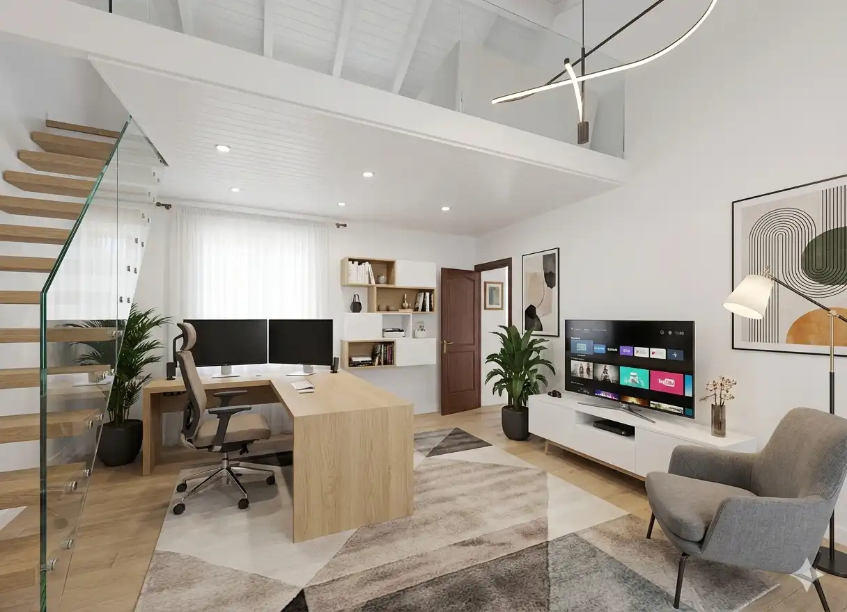Sala d'estar de Casa o xalet en venda en Sant Cugat del Vallès amb Aire condicionat, Calefacció i Jardí privat
