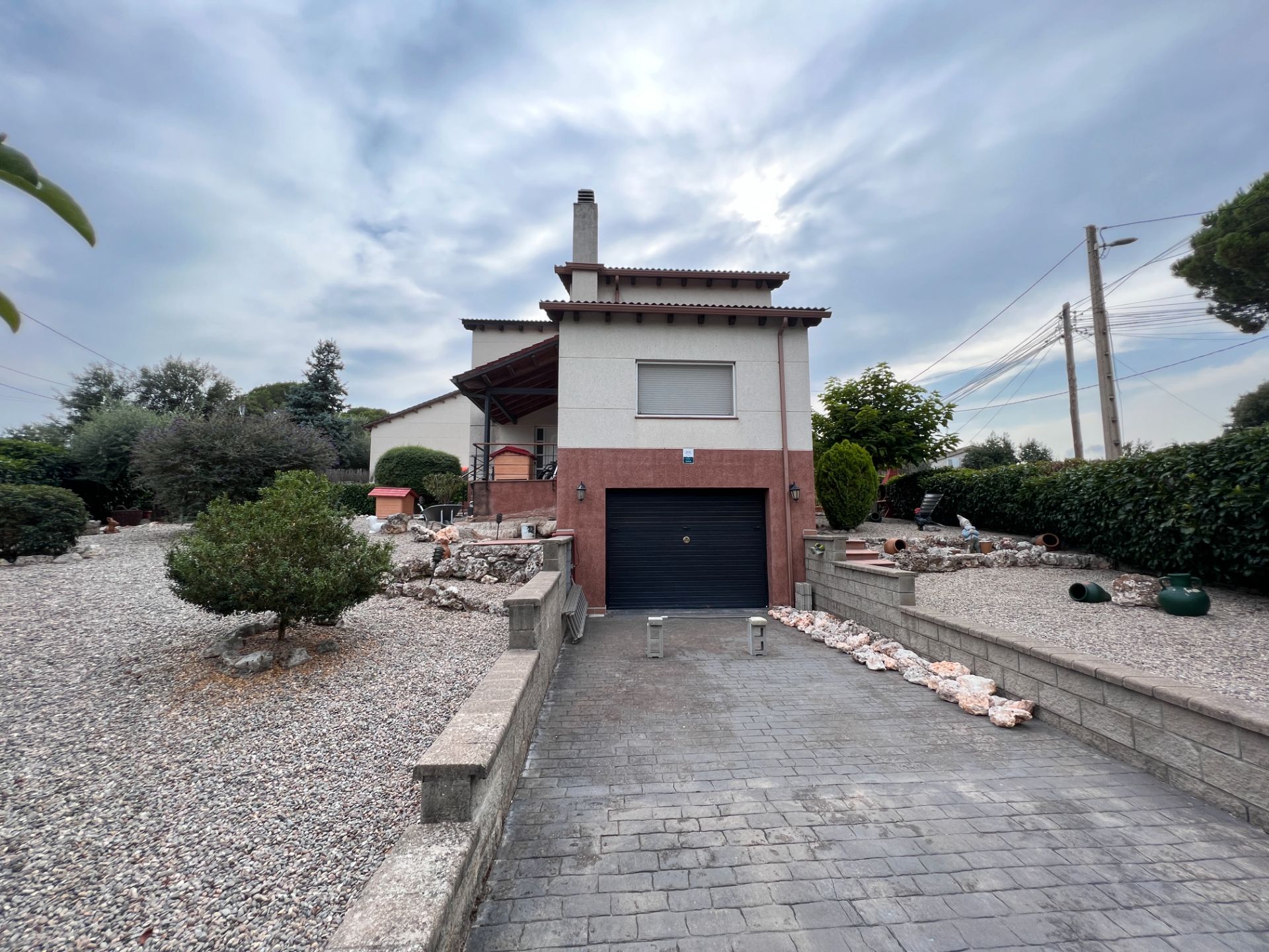 Vista exterior de Casa o xalet en venda en Sant Pere de Vilamajor amb Calefacció, Jardí privat i Terrassa