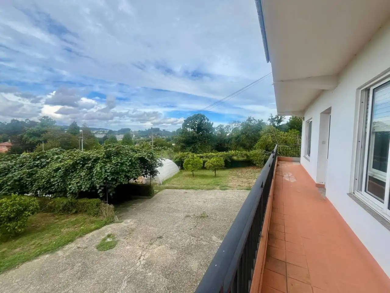 Terraza de Casa o chalet en venta en Cambre  con Jardín privado, Terraza y Amueblado