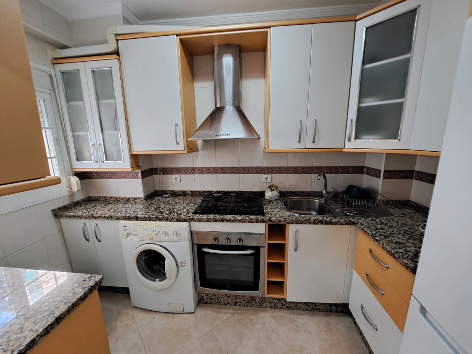 Kitchen of Flat for rent in Benalmádena  with Air Conditioner, Terrace and Furnished