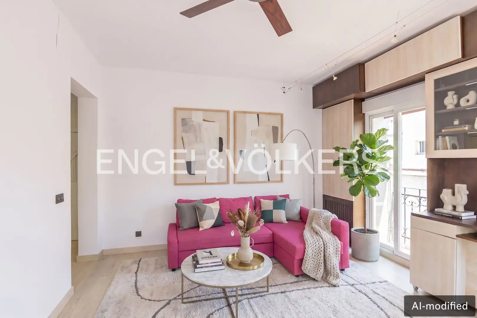 Sala de estar de Piso en venta en Madrid con Aire acondicionado, Calefacción y Balcón