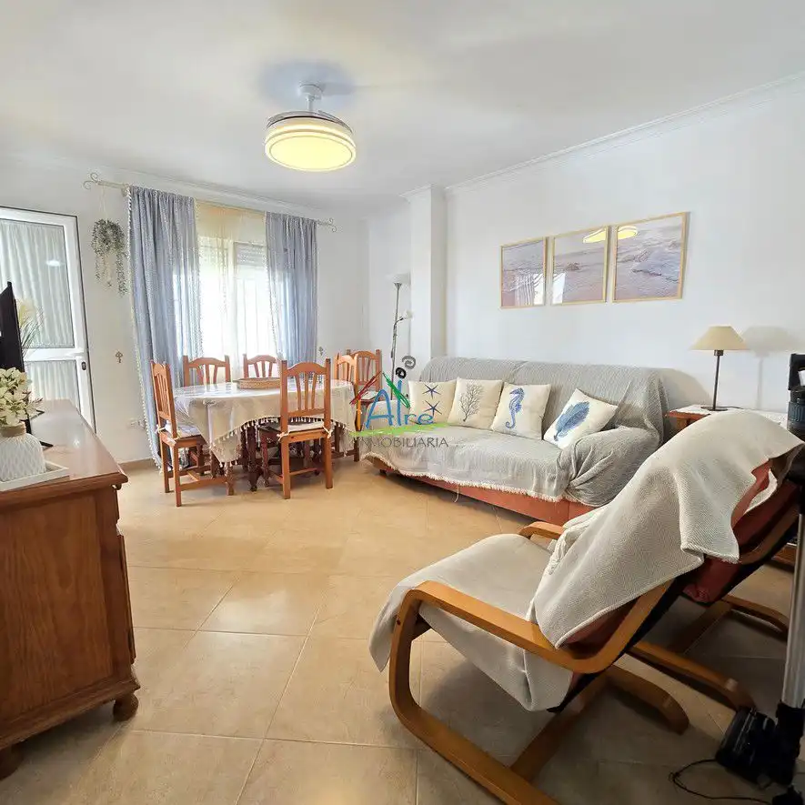 Living room of Flat for rent in Almonte  with Air Conditioner, Terrace and Furnished
