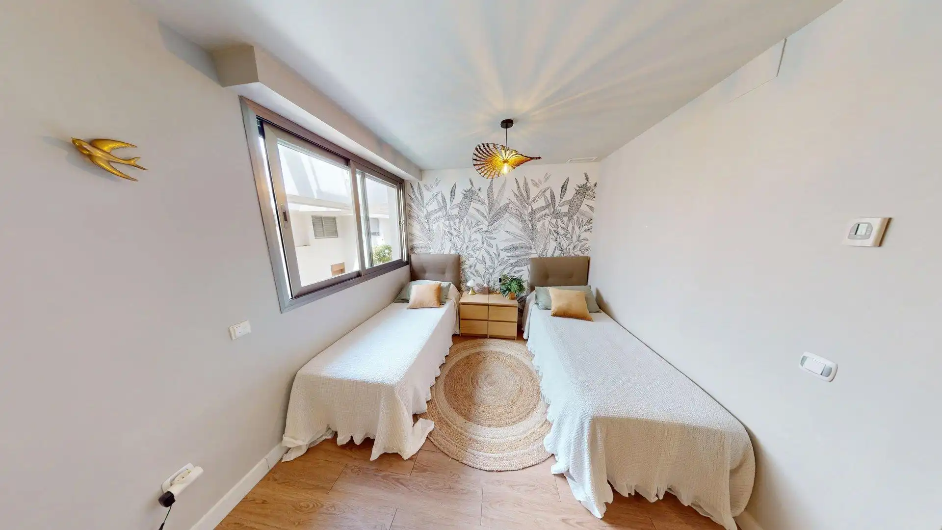 Schlafzimmer von Wohnung zum Verkauf in Mijas mit Klimaanlage, Heizung und Privatgarten