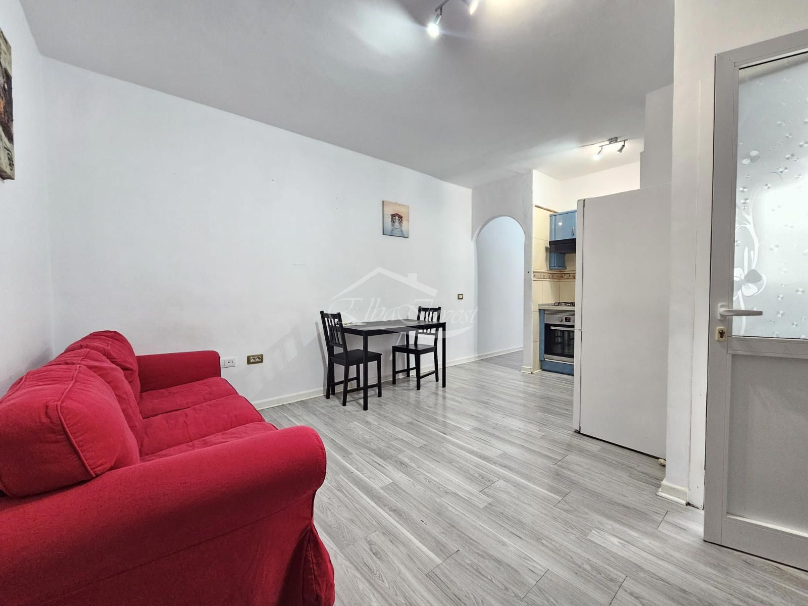 Living room of Flat for sale in Granadilla de Abona  with Parquet flooring, Terrace and Furnished