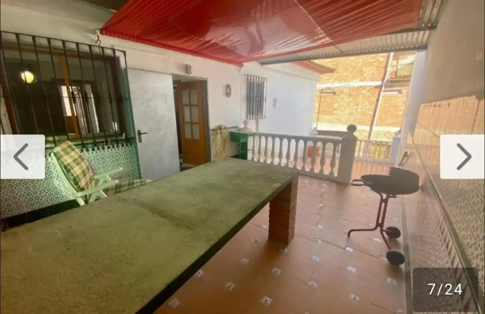 Terrace of Detached homes for rent in Alfarnate  with Furnished, Washing machine and Microwave