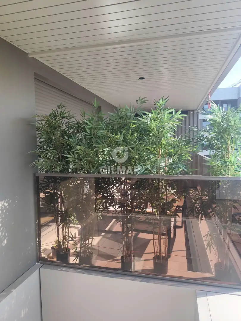 Terraza de Piso de alquiler en Tomares con Calefacción, Jardín privado y Trastero