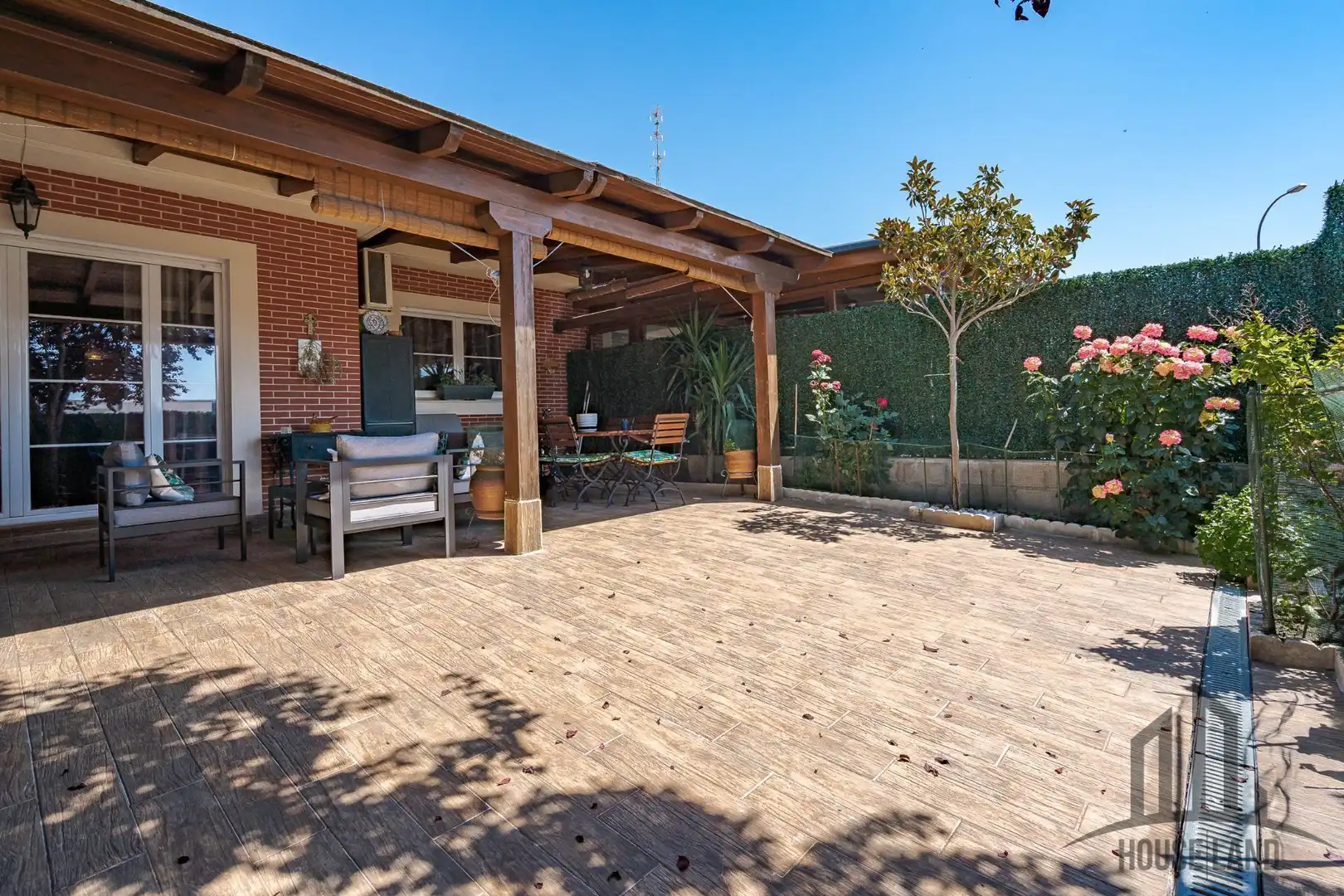 Terraza de Casa adosada en venta en El Casar con Aire acondicionado, Calefacción y Piscina comunitaria