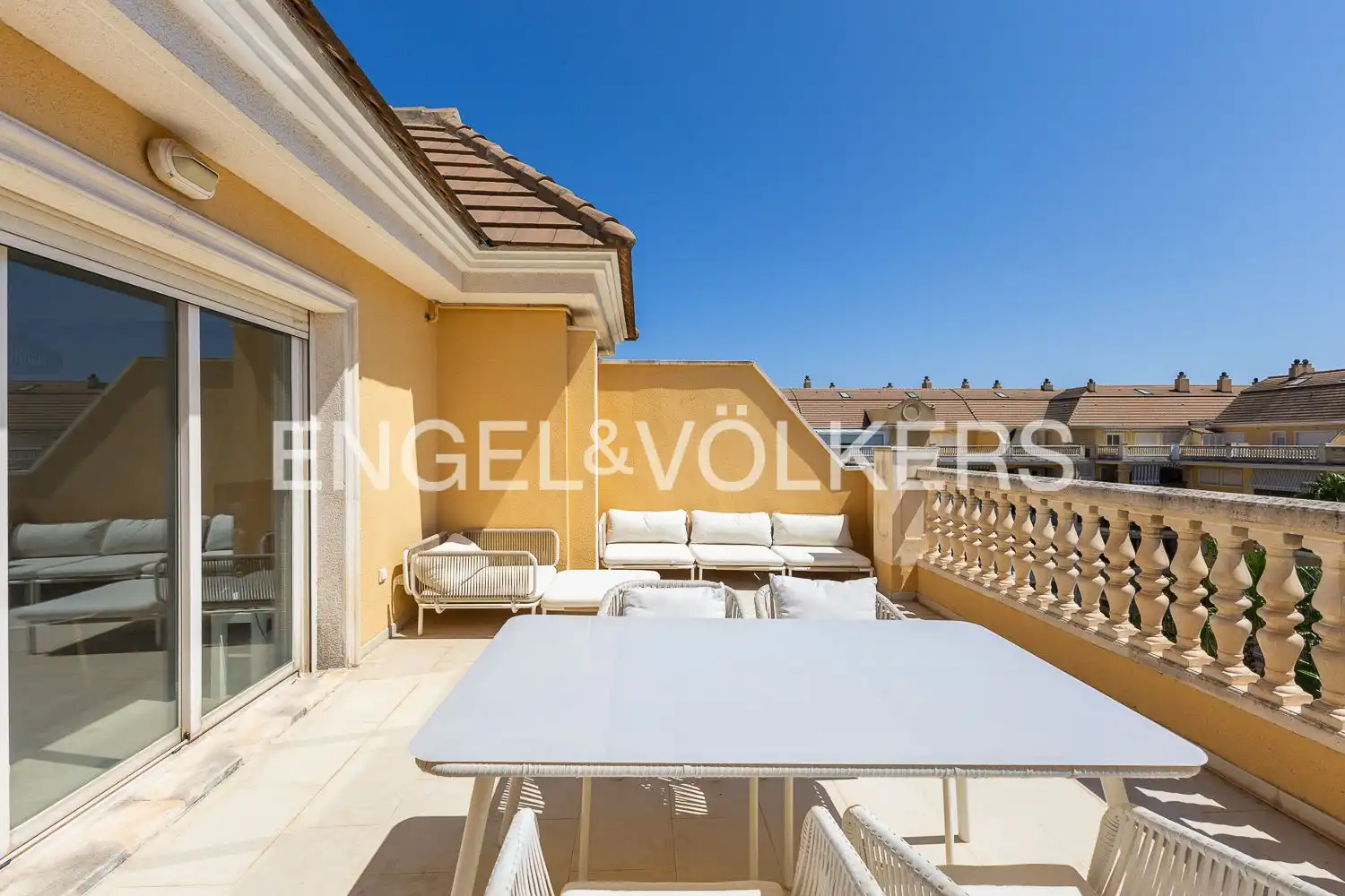 Terrace of Duplexes for rent in Dénia  with Air Conditioner, Heating and Swimming Pool