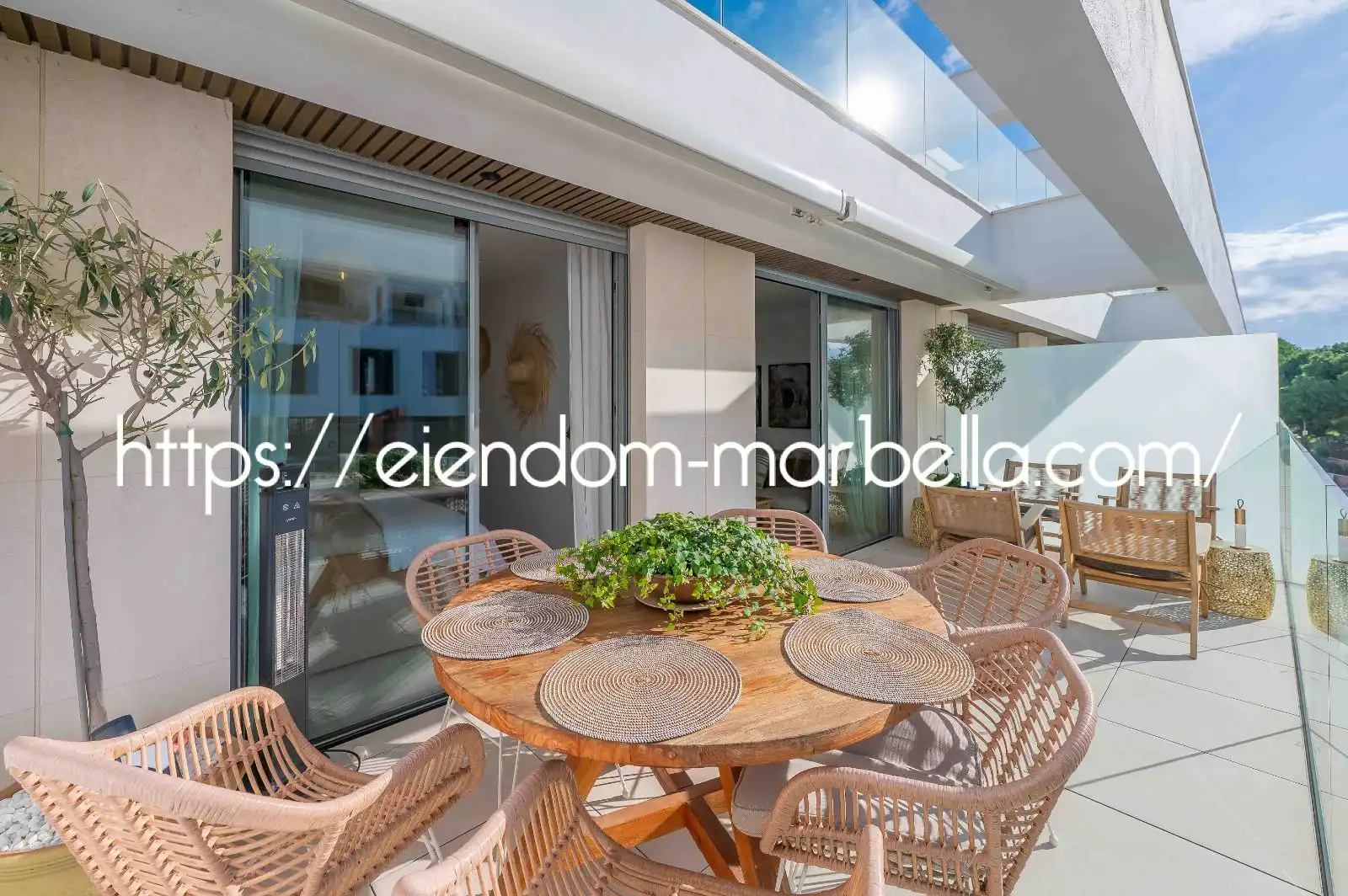 Terraza de Apartamento en venta en Marbella con Aire acondicionado, Terraza y Amueblado