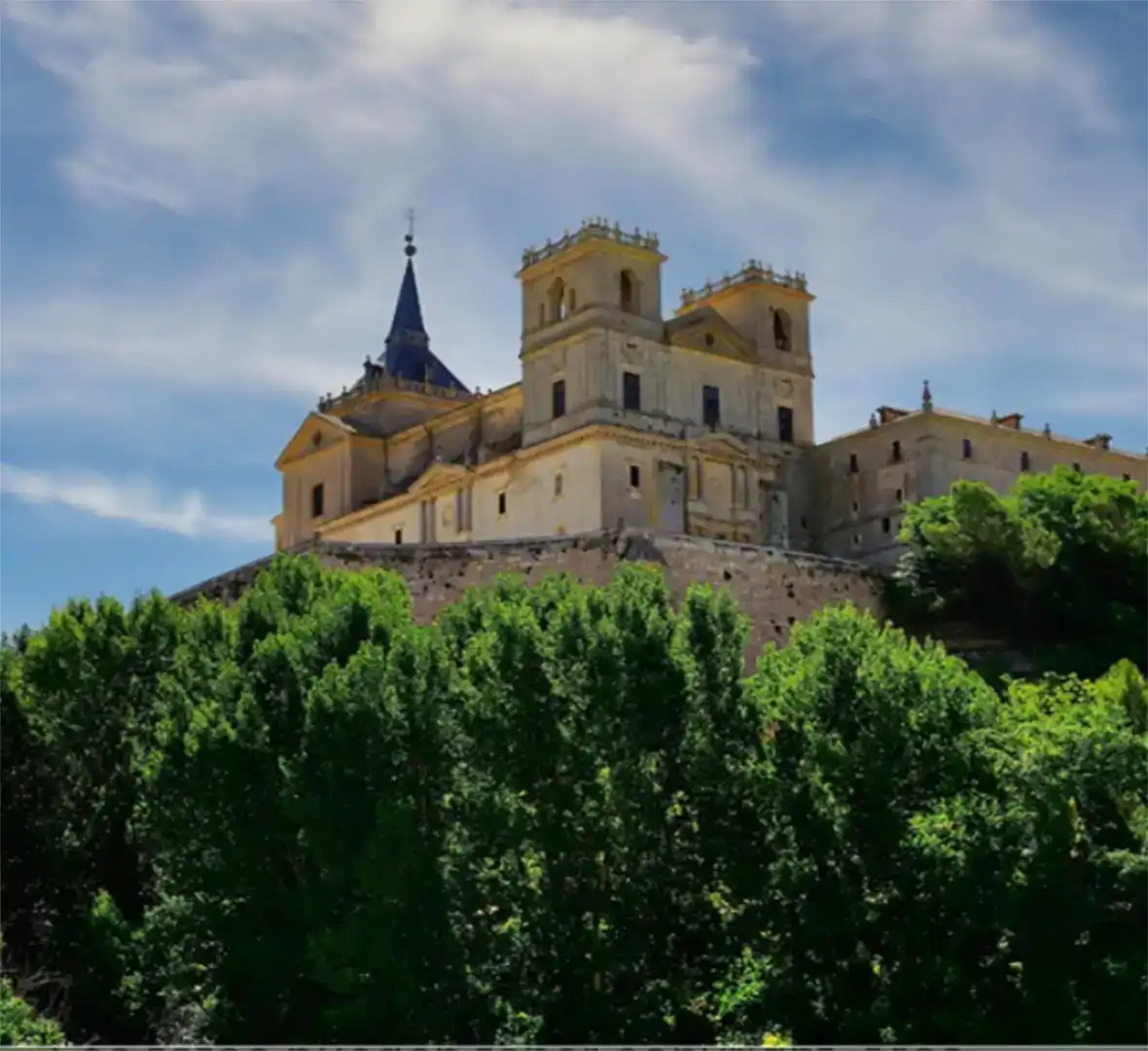 Vista exterior de Casa adosada en venta en Uclés con Amueblado