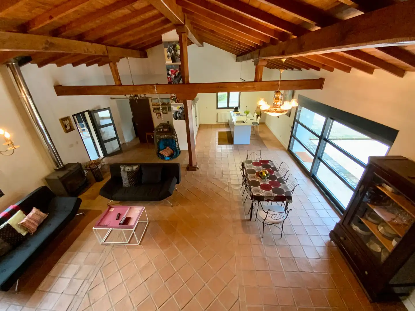 Sala de estar de Casa o chalet en venta en Cuacos de Yuste con Aire acondicionado, Calefacción y Jardín privado
