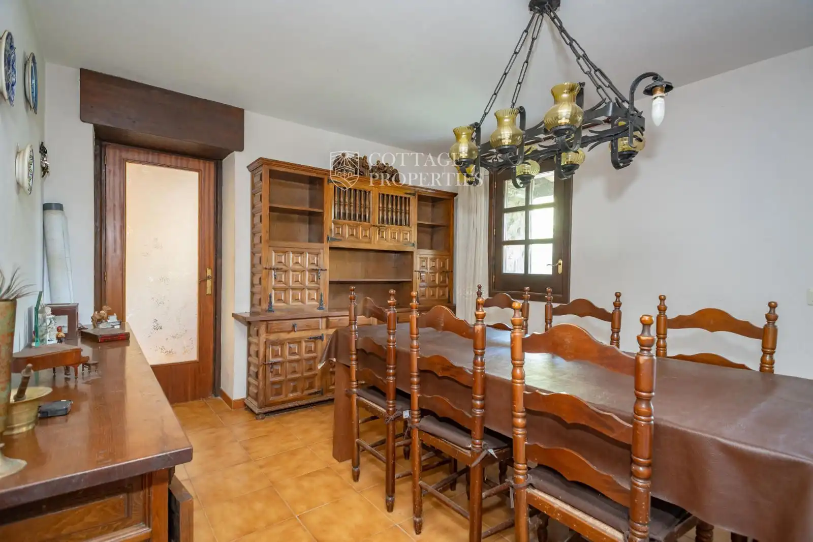 Comedor de Finca rústica en venta en Sant Miquel de Campmajor con Calefacción y Piscina