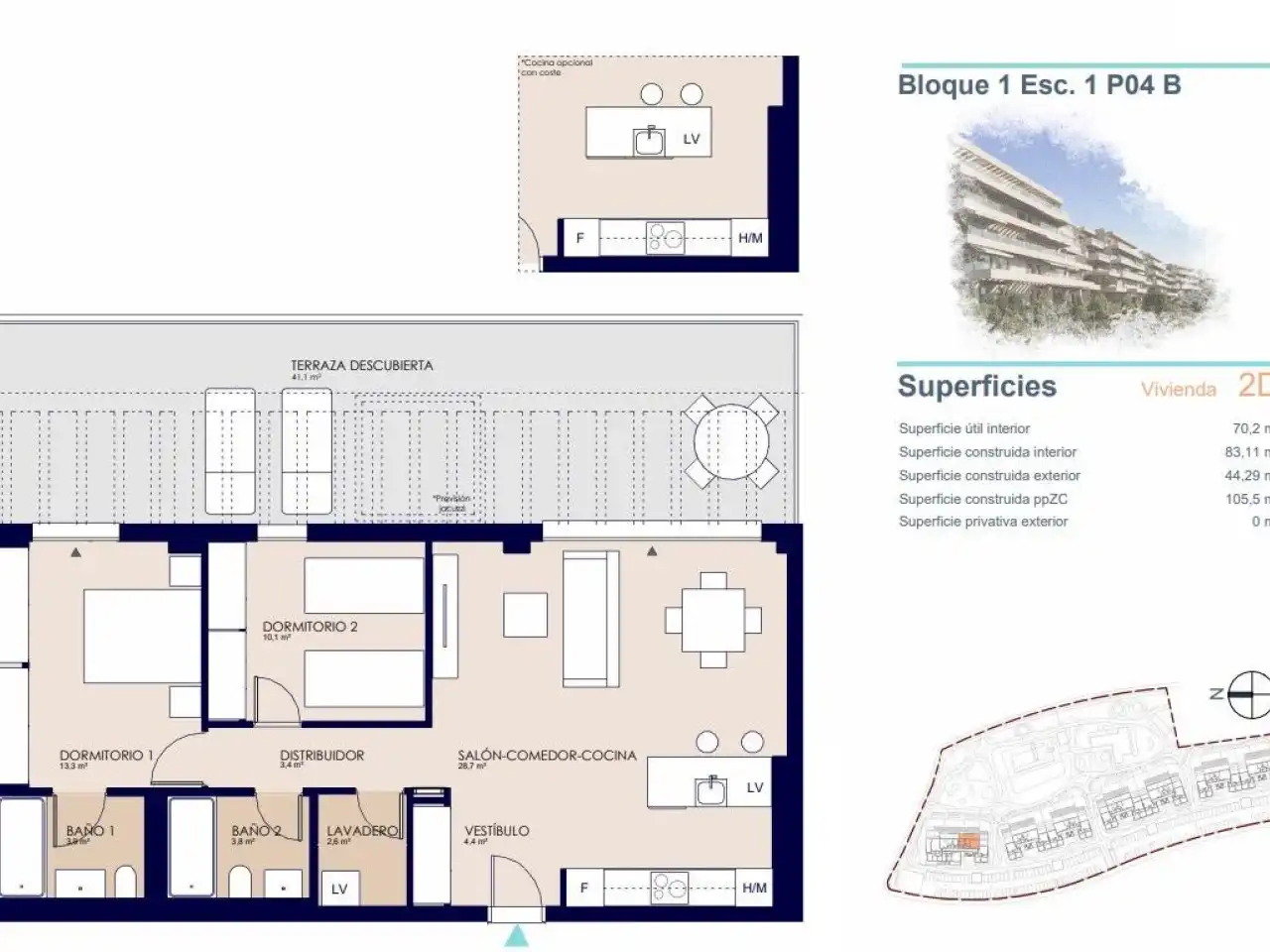 Appartement compact avec piscine à vendre à El Verger, imagen 17