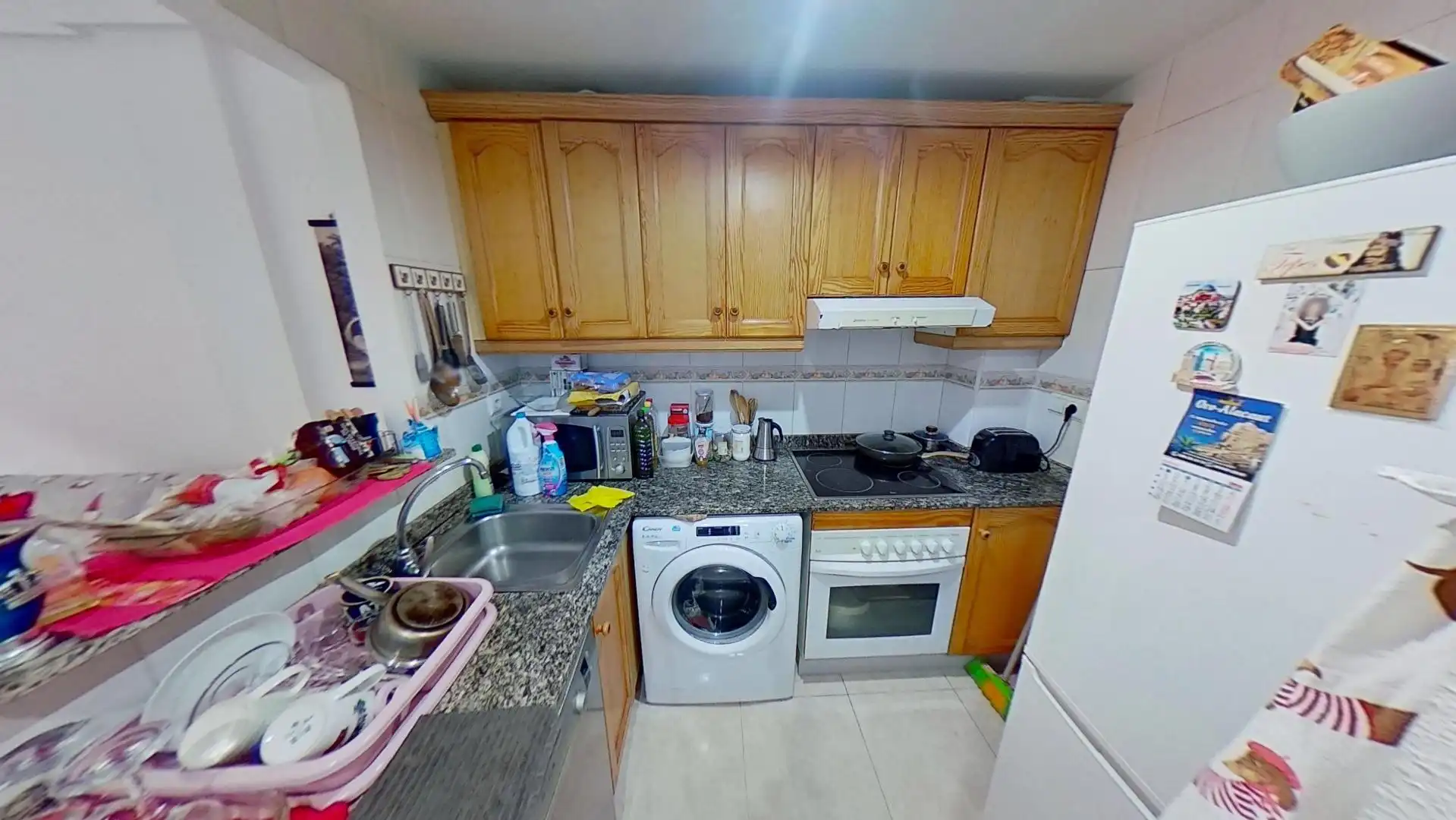 Kitchen of Flat for sale in Alicante / Alacant  with Air Conditioner, Furnished and Balcony