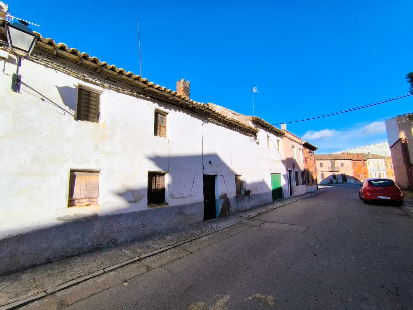Vista exterior de Casa o chalet en venta en Villarramiel con Jardín privado, Trastero y Amueblado