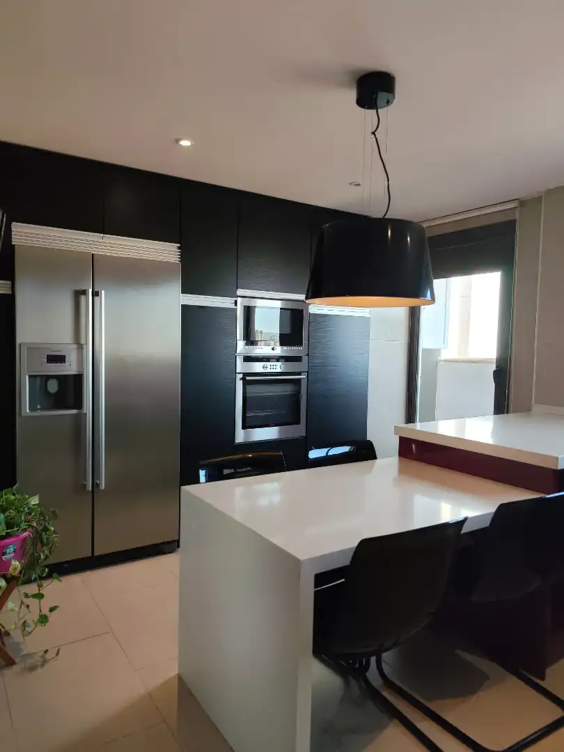 Kitchen of Attic for rent in Leganés  with Air Conditioner, Heating and Private garden