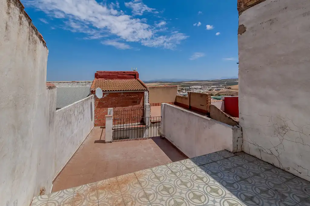 Terraza de Casa adosada en venta en Alameda