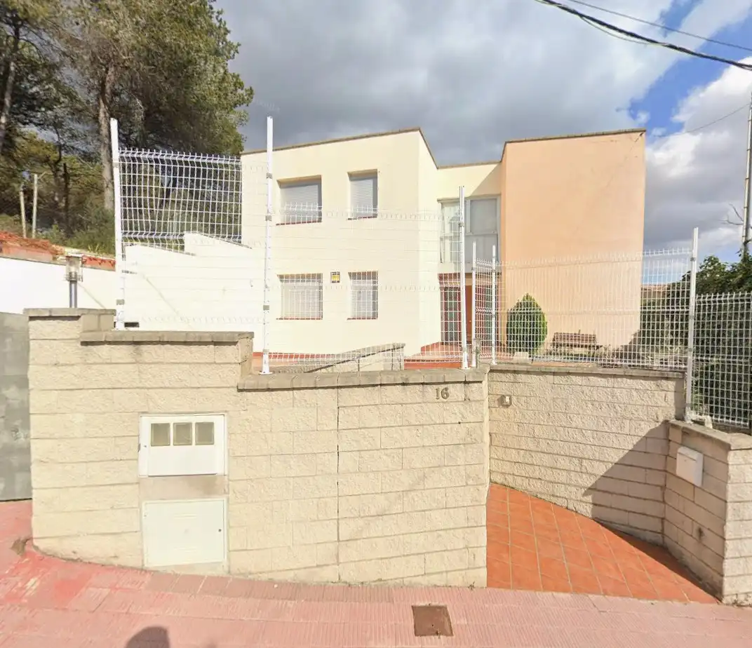 Exterior view of Houses for sale in Sant Esteve Sesrovires  with Storage room and Swimming Pool