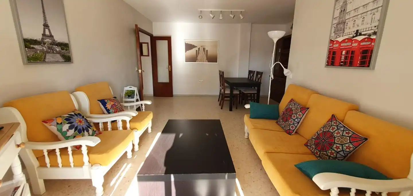 Sala de estar de Piso de alquiler en Sanlúcar de Barrameda con Terraza y Balcón