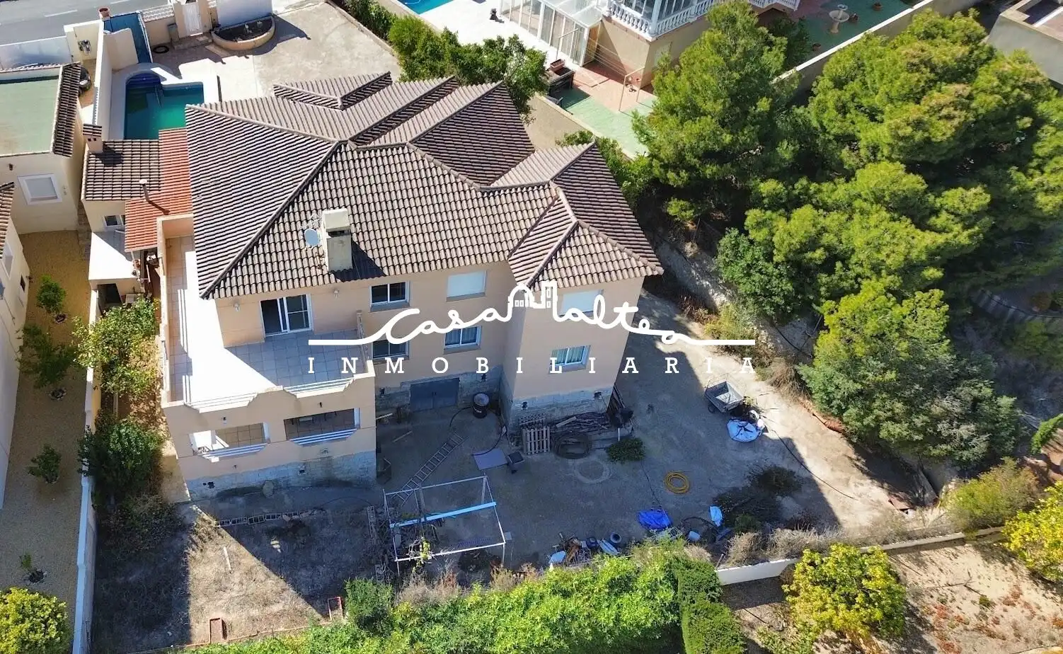 Exterior view of Houses for sale in L'Alfàs del Pi  with Private garden, Terrace and Swimming Pool