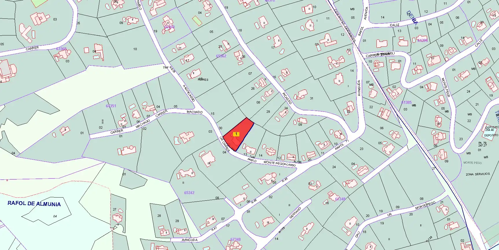 Wohnbaugrundstück zum Verkauf in Urbanización Monte Pego 74A, imagen 3