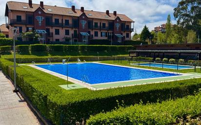 Swimming pool of Duplex for sale in Comillas (Cantabria)  with Heating, Balcony and Community pool