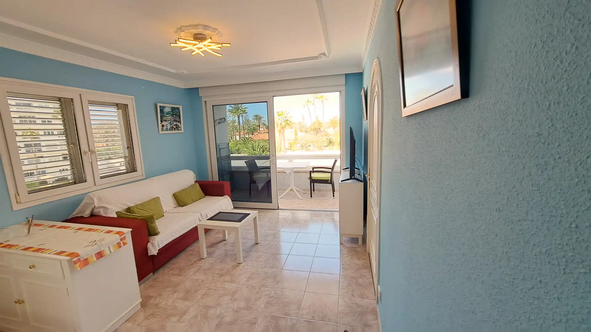 Living room of Flat for sale in San Bartolomé de Tirajana  with Balcony and Community pool