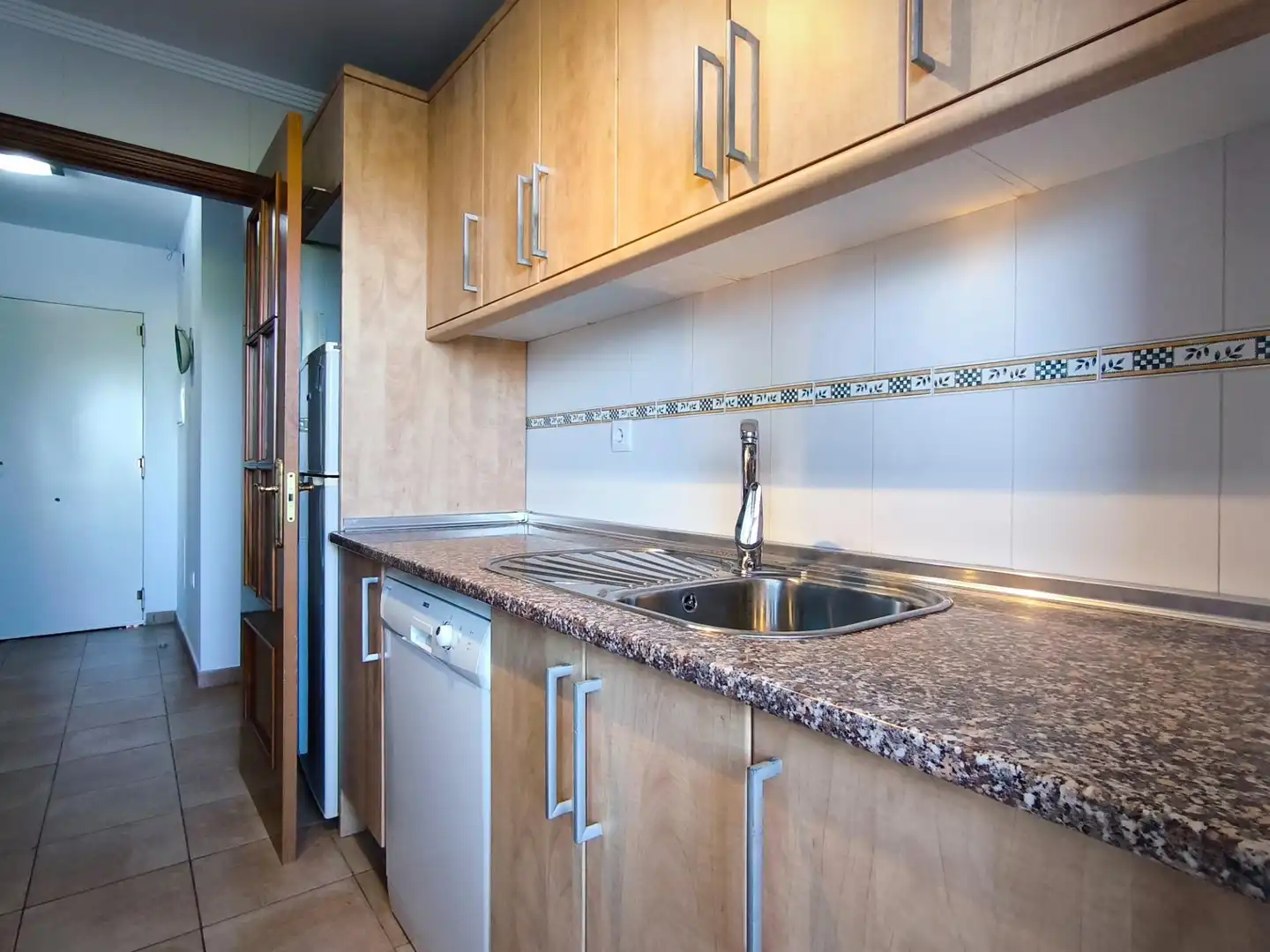 Cocina de Apartamento en venta en Ayamonte con Terraza, Amueblado y Piscina comunitaria