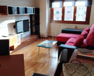 Living room of Flat for sale in Oviedo   with Heating, Private garden and Terrace