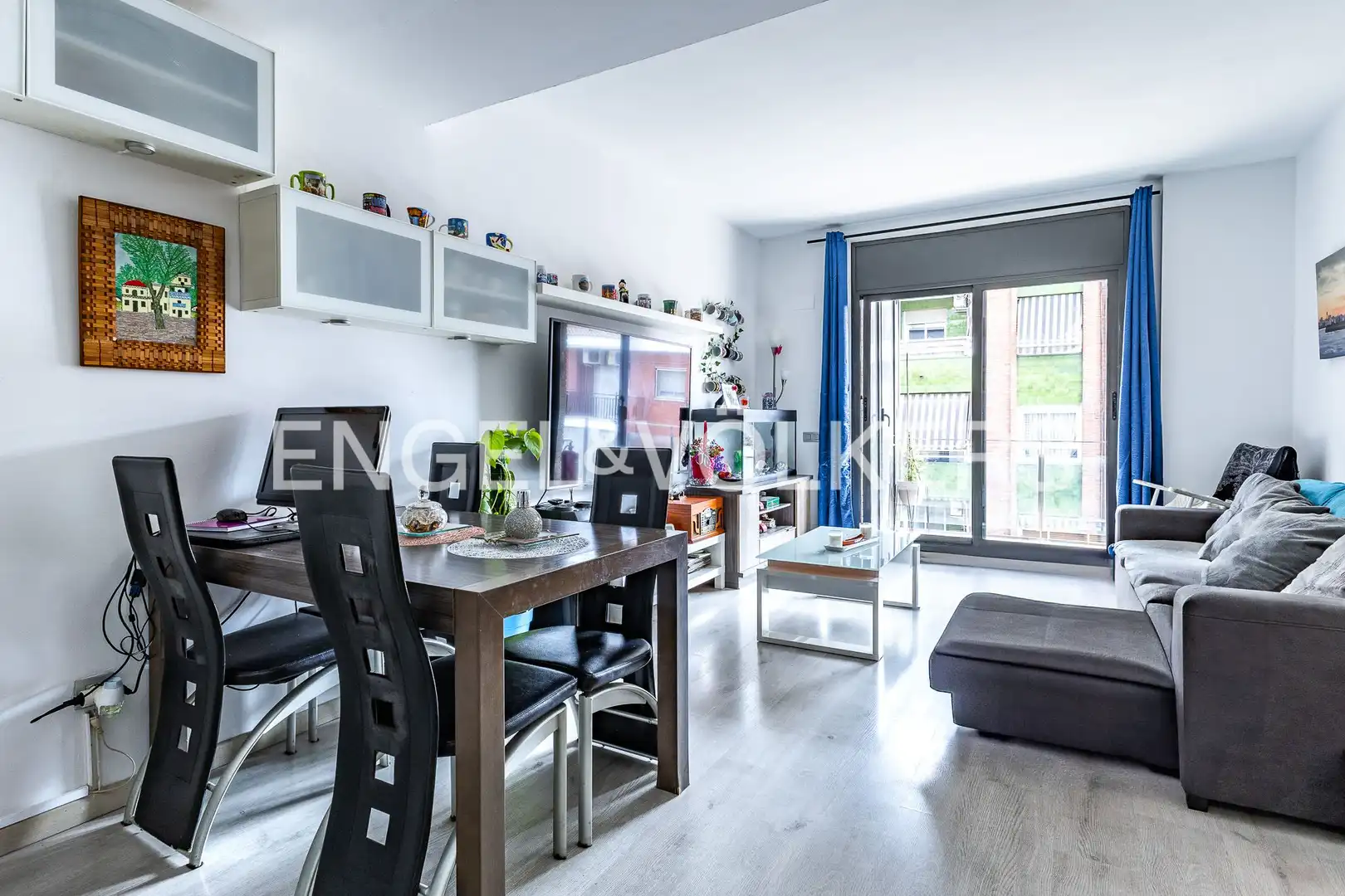 Wohnzimmer von Dachboden zum Verkauf in Montcada i Reixac mit Klimaanlage, Heizung und Parkett