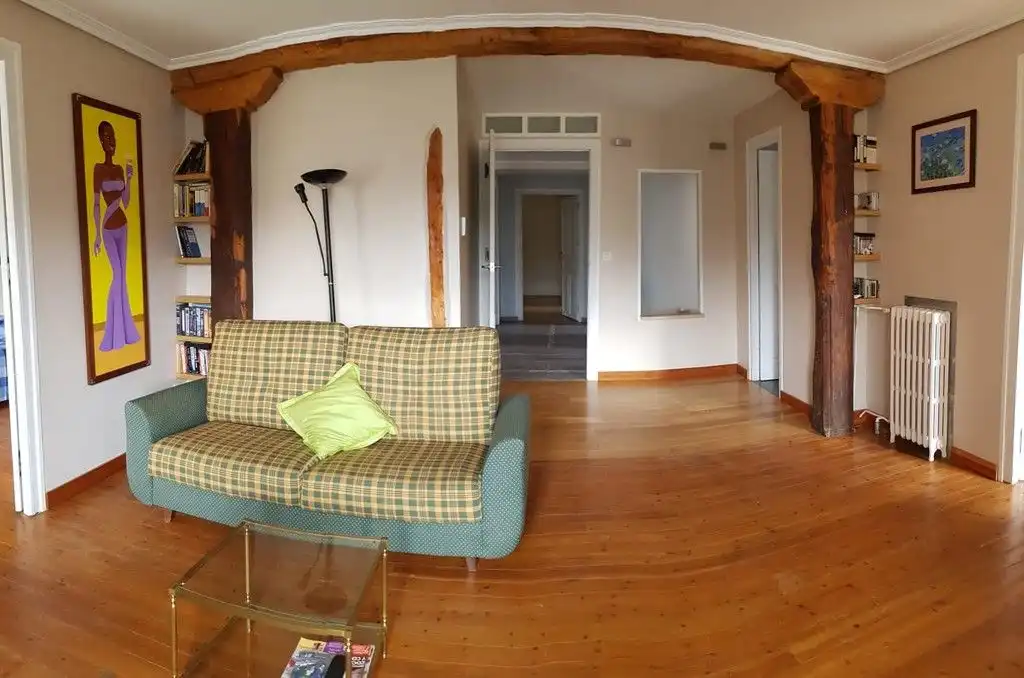 Sala d'estar de Pis en venda en Casalarreina amb Calefacció, Parquet i Terrassa