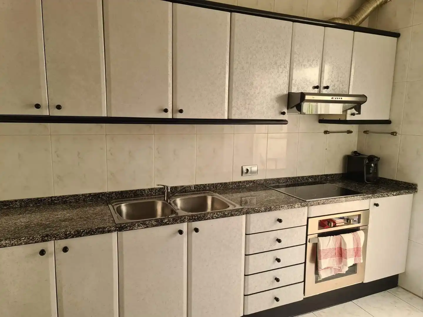Kitchen of Flat for sale in Sant Joan de Vilatorrada  with Air Conditioner, Heating and Furnished