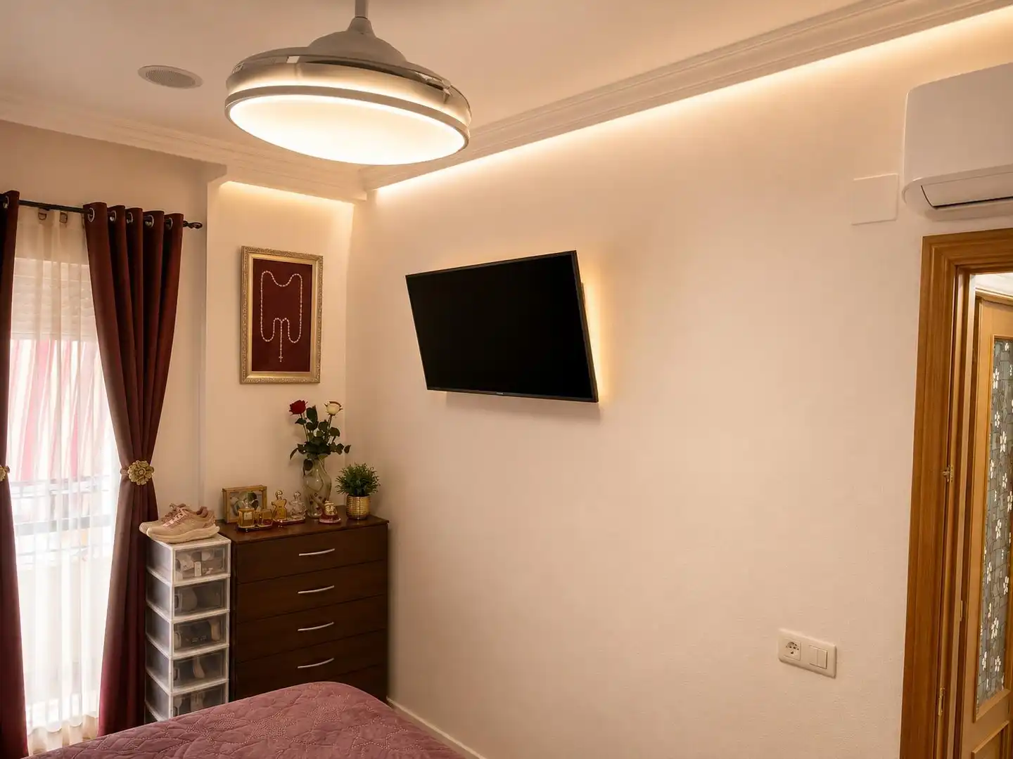 Sala de estar de Ático en venta en Carlet con Aire acondicionado, Calefacción y Terraza